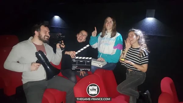 escape game record cinéma hanté