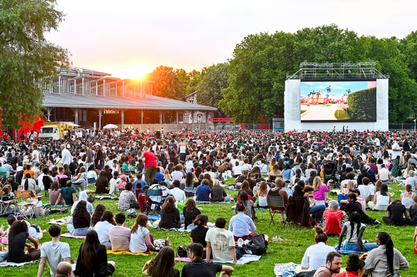 Cinéma en plein air à la Villette