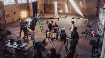 Photo pendant tournage