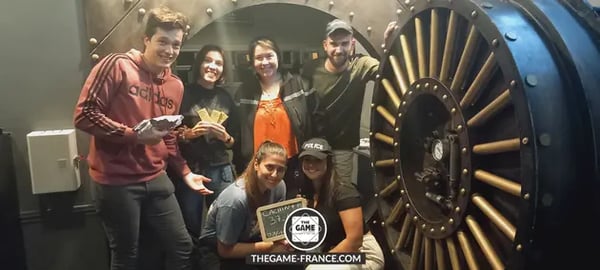 escape game record braquage française banque