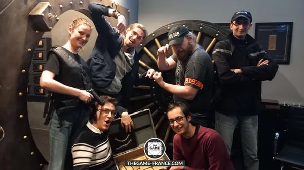 escape game record braquage française banque