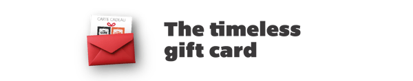 THE TIMELESS GIFT CARD