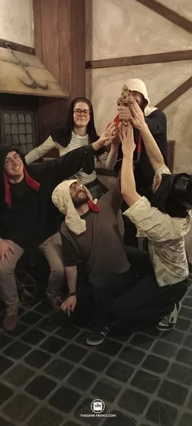 escape game record trésor templiers assassin