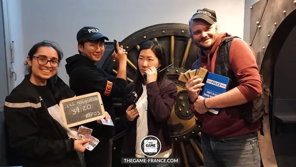 escape game record braquage banque