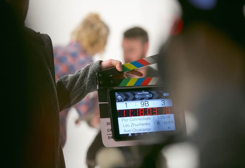 Photo pendant tournage